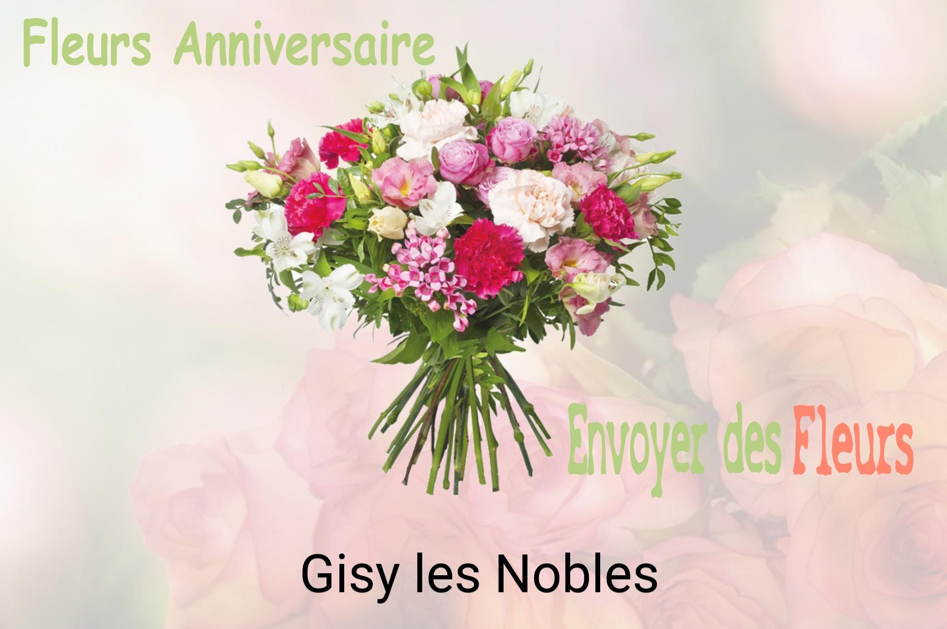 Bouquet de fleurs d’anniversaire livré à Gisy-les-Nobles