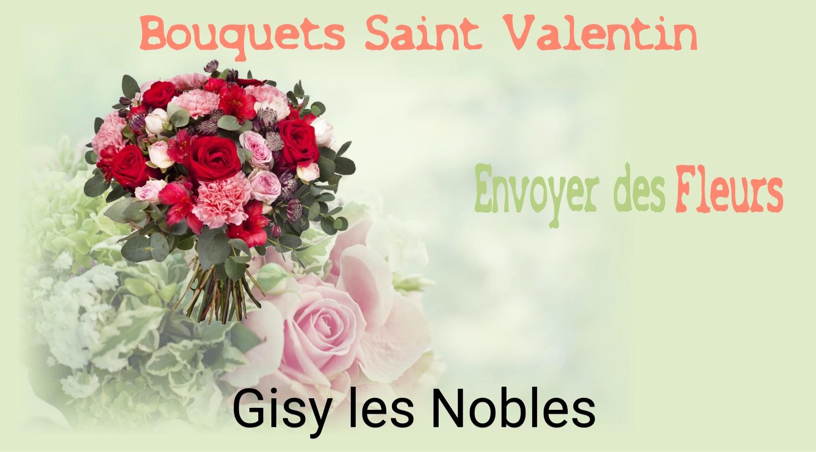 Roses de Saint-Valentin livrées à Gisy-les-Nobles